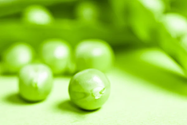 Close up green fresh peas — Stock Photo, Image
