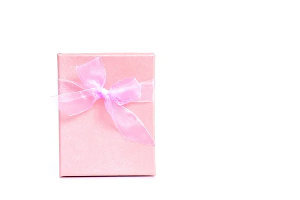 Caixa de presente rosa — Fotografia de Stock