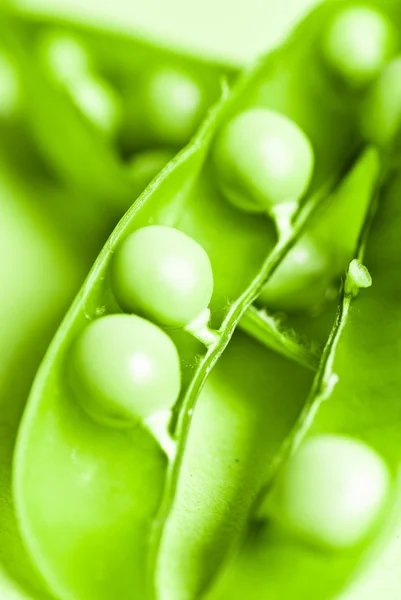 Close up green fresh peas — Stock Photo, Image