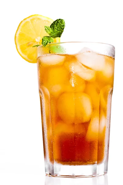 Tè freddo con limone — Foto Stock