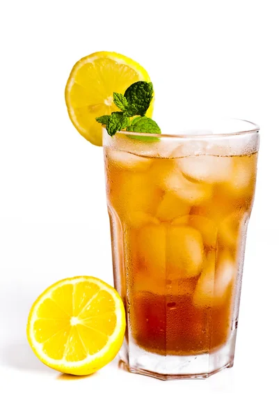 Tè freddo con limone — Foto Stock