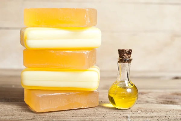 Yellow soap — Stock Photo, Image