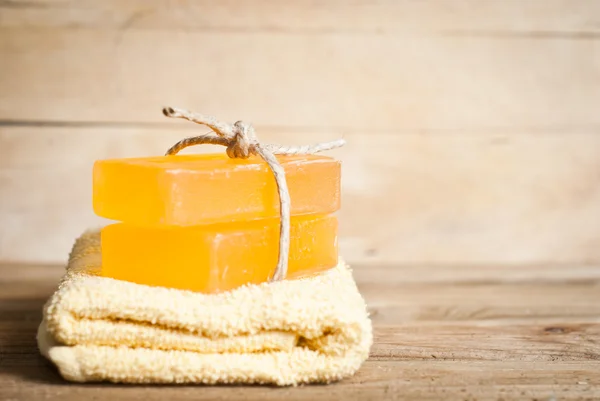 Yellow soap — Stock Photo, Image