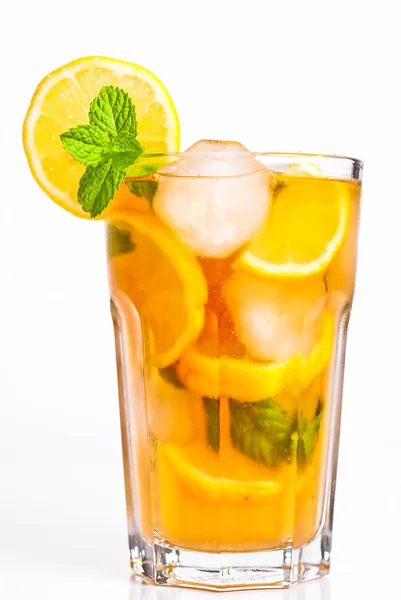 Tè freddo con limone — Foto Stock