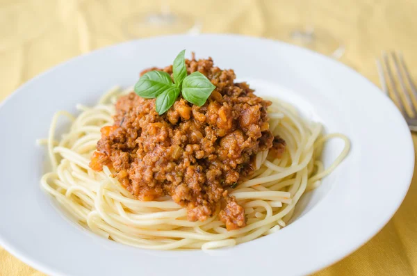 Spaghetti bolognais — Photo