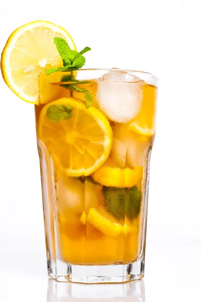 Iced tea with lemon Royalty Free Stock Images
