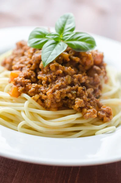 Spaghetti bolognais — Photo