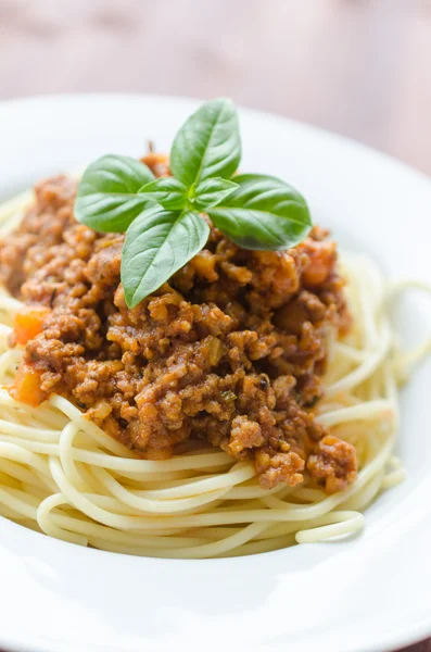 Spaghetti bolognais — Photo