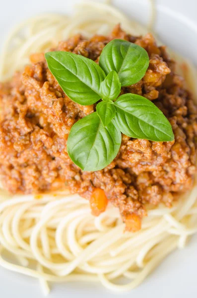 Spaghetti bolognais — Photo