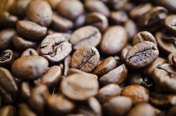 Bruine koffie, achtergrond textuur, close-up — Stockfoto