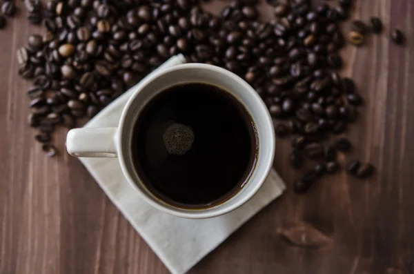 Koffie close-up — Stockfoto