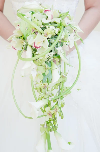 Novia con ramo de boda — Foto de Stock