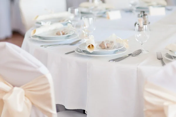 Esküvői asztal — Stock Fotó