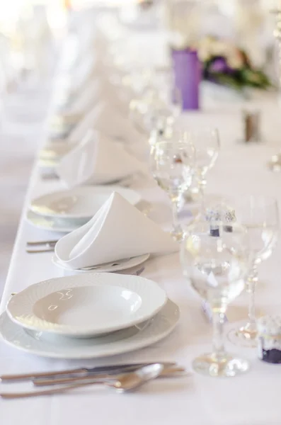 결혼식 식탁 — 스톡 사진