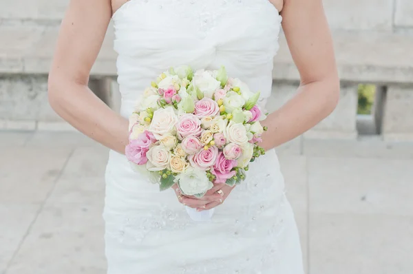 Buquê de rosas rosa — Fotografia de Stock