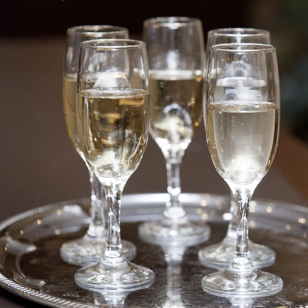 Glasses of champagne — Stock Photo, Image