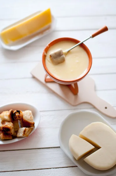 Fondue de queijo — Fotografia de Stock