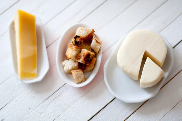 Various types of cheese — Stock Photo, Image