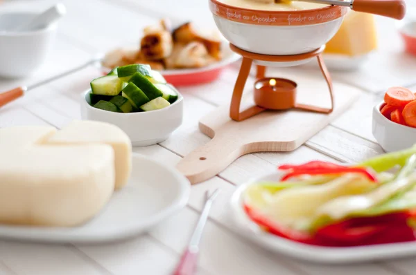 Cheese fondue — Stock Photo, Image