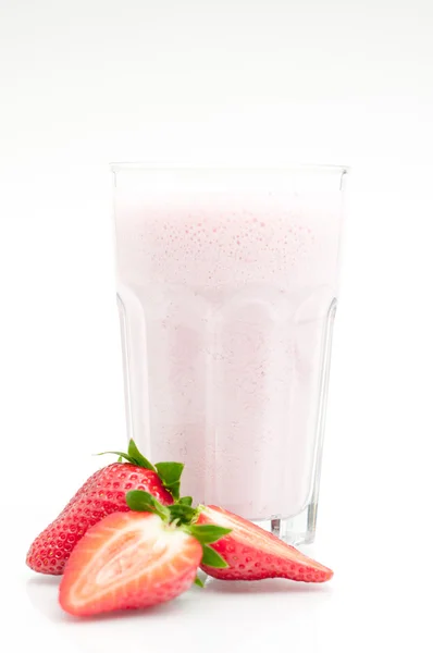 Erdbeer-Milchshake — Stockfoto