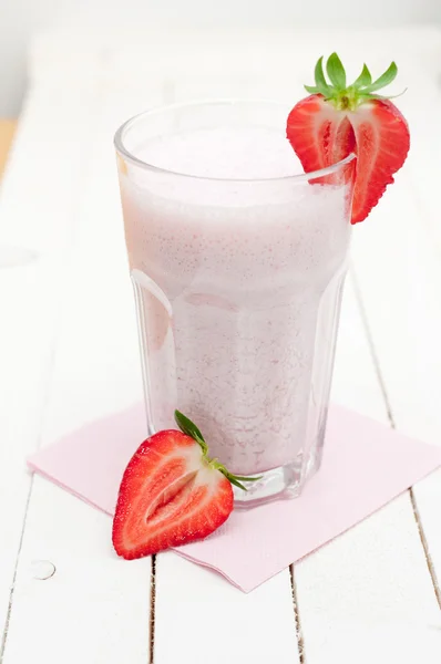 草莓奶昔 — 图库照片