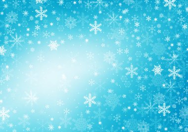 soyut kış mavi arka plan