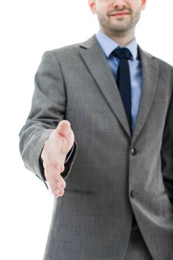 işadamı için el sıkışma sunan