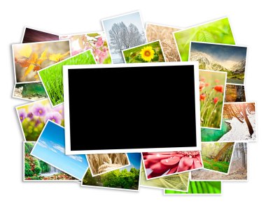 Notlar ve an fotoğraf tarzı boş resimleri