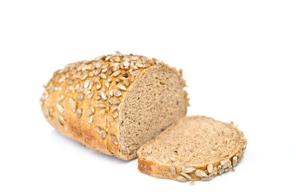 Ψωμί απομονωμένο σε λευκό — Φωτογραφία Αρχείου
