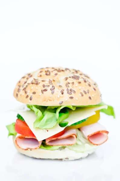 Un sándwich de delicatessen fresco — Foto de Stock