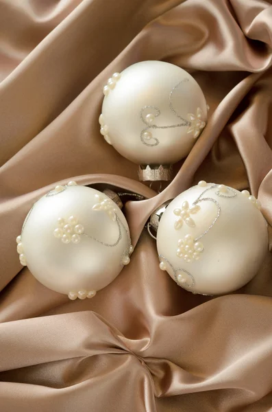 Golden christmas ball — Stock Photo, Image