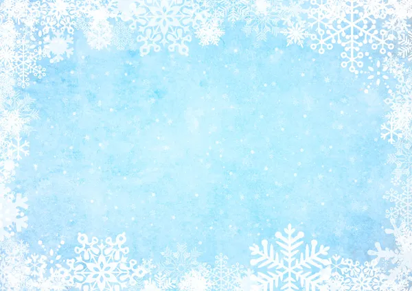 Abstract winter blue background — Stock Photo, Image