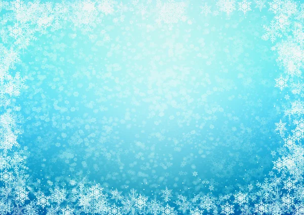 抽象冬季蓝色背景 — 图库照片