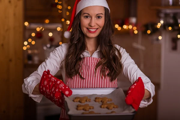 Kerstmis koken — Stockfoto
