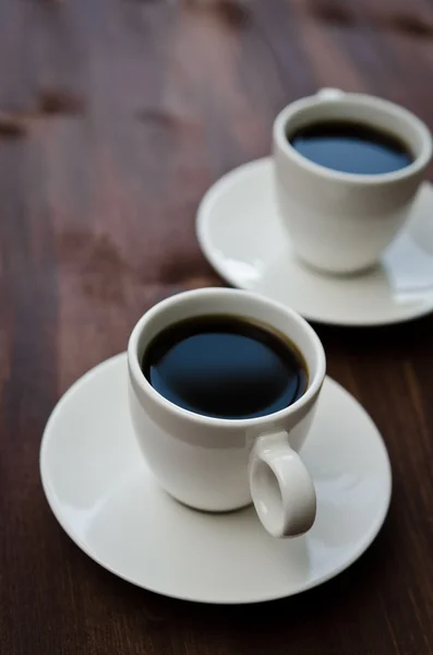 Twee koppen koffie. — Stockfoto