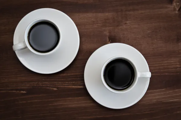 Deux tasses de café — Photo