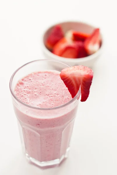 Strawberry milkshake — Stock Photo, Image