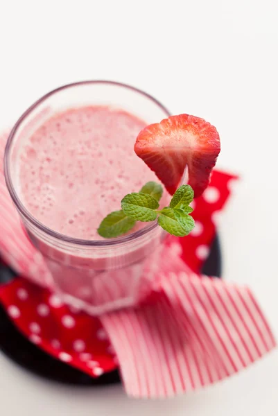 Strawberry milkshake — Stock Photo, Image