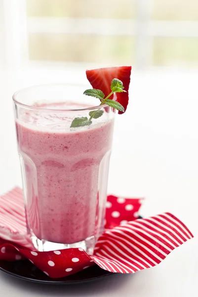 Erdbeer-Milchshake — Stockfoto