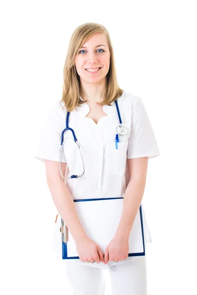 Enfermeira amigável — Fotografia de Stock