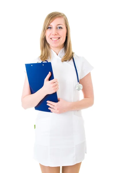Дружественная медсестра — стоковое фото