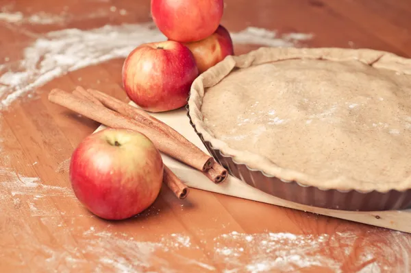 Apfelkuchen — Stockfoto