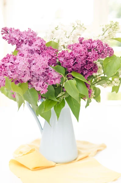 Beautiful Bunch of Lilac in the Vase — Stock Photo, Image