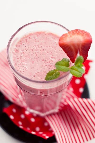 Strawberry milkshake Stock Photo