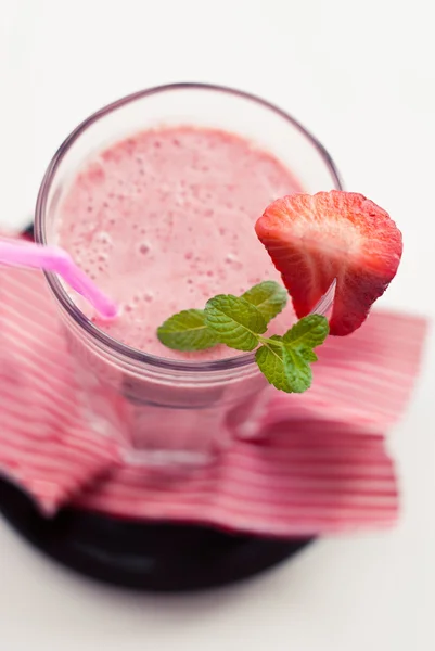 Strawberry milkshake Stock Image