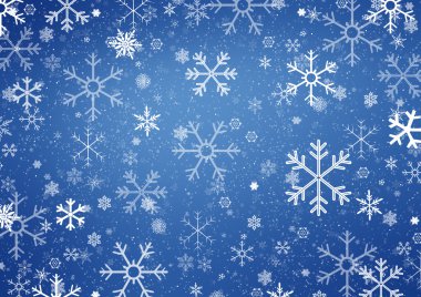 metin veya resim alanı olan kar taneleri