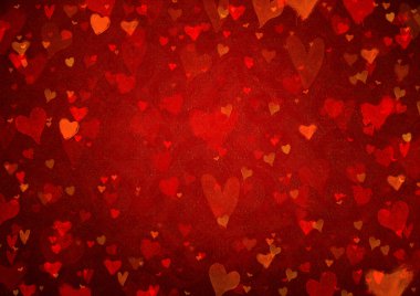 kalp kırmızı Sevgililer günü arka plan