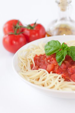 Spagetti whit domates sosu.