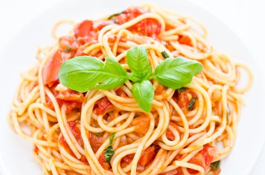 Spagetti whit domates sosu.