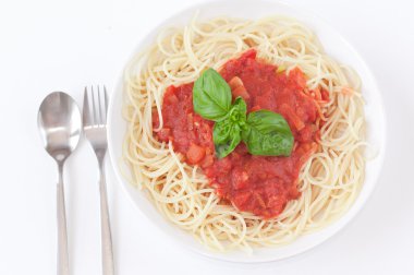 Spagetti whit domates sosu.